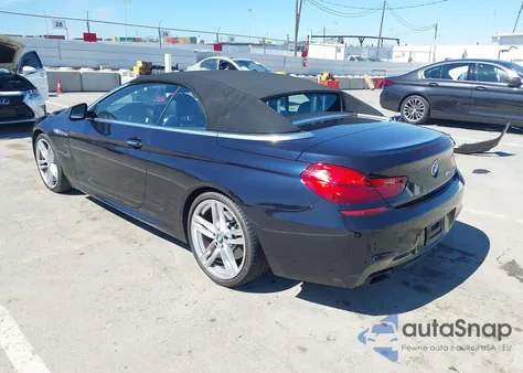 2012 BMW 650I z USA, uszkodzony, nr VIN WBALZ3C59CDL73463